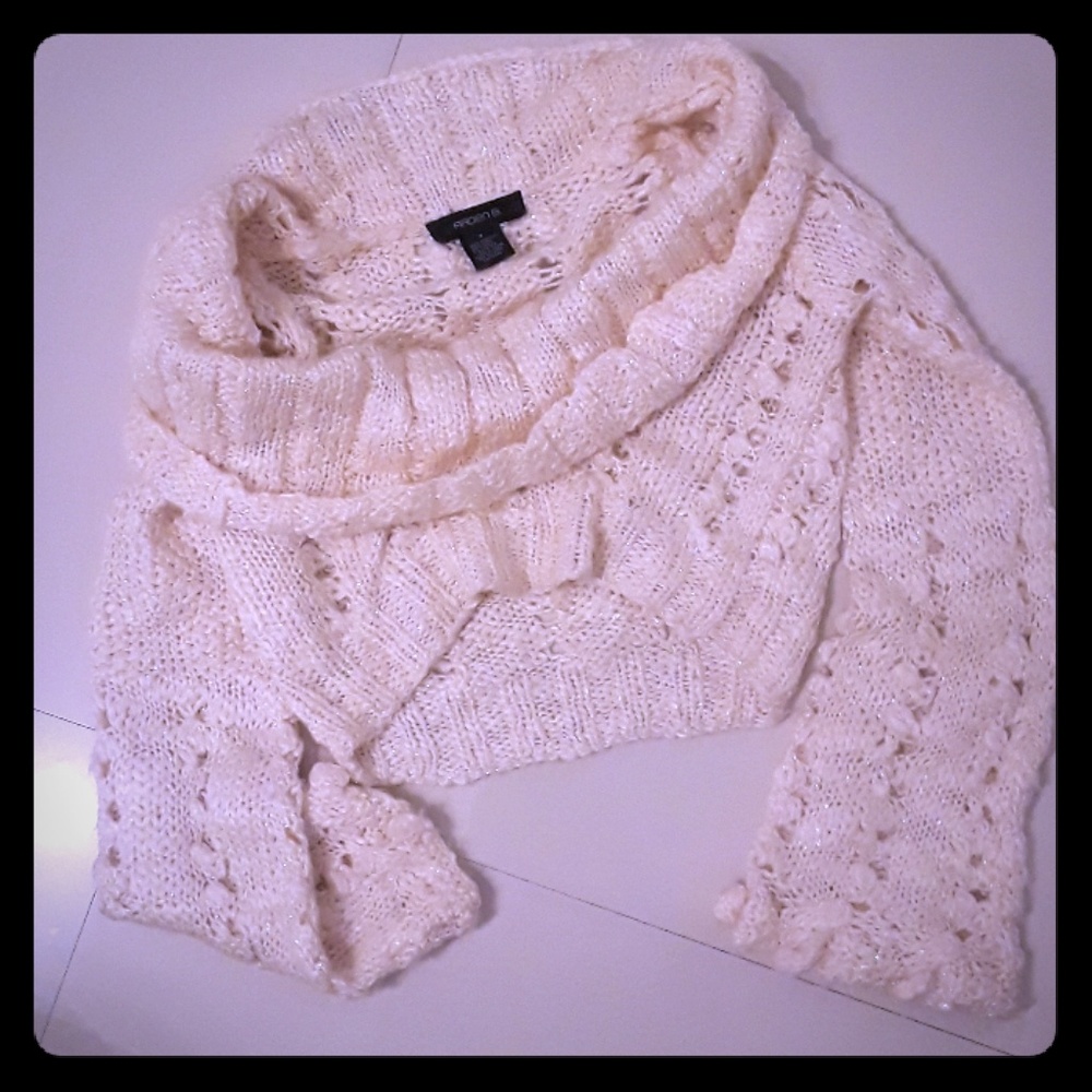Arden B Crop Sweater Sparkling small